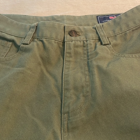 Vineyard Vines, 5-pocket Canvas Pants Olive Green 32x30 - Picture 5 of 8